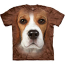 Cute Dog Face 3D Graphics Tee
