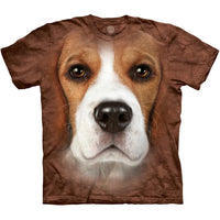 Cute Dog Face 3D Graphics Tee
