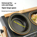 Elegant Chinese-Style Adjustable Pet Bowl by Tail chasers