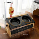 Elegant Chinese-Style Adjustable Pet Bowl by Tail chasers