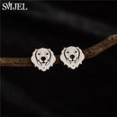 Dog Breed Cartoon Stud Earrings - Dachshund, Corgi & Chihuahua Designs