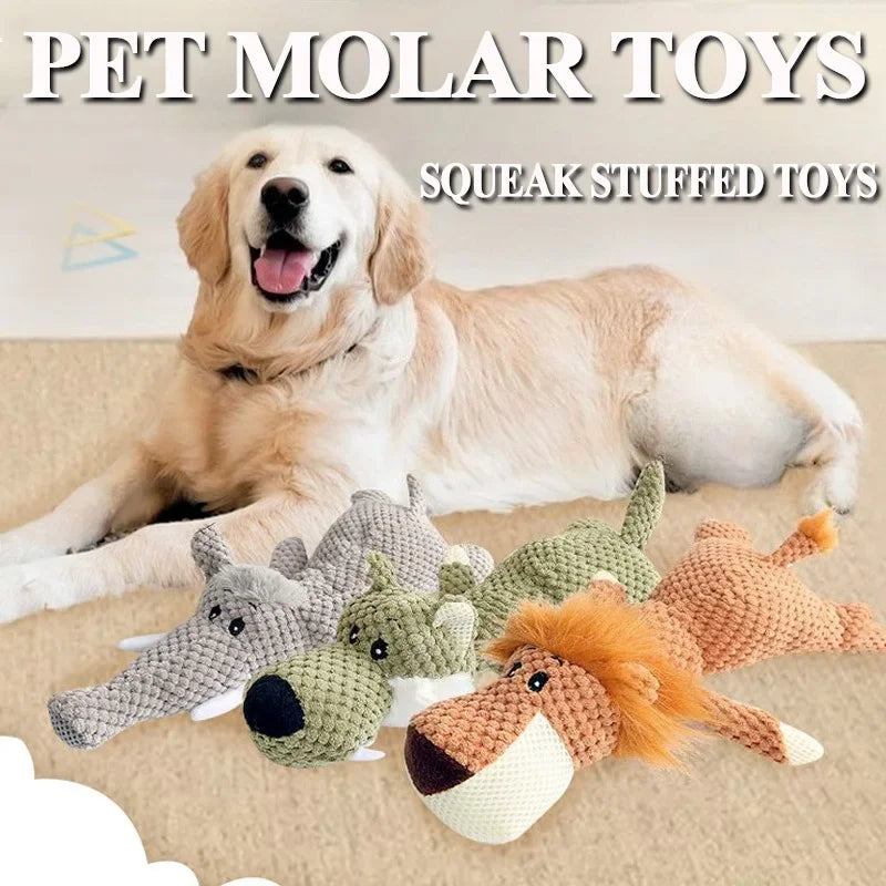 Durable Fleece Squeaky Toy