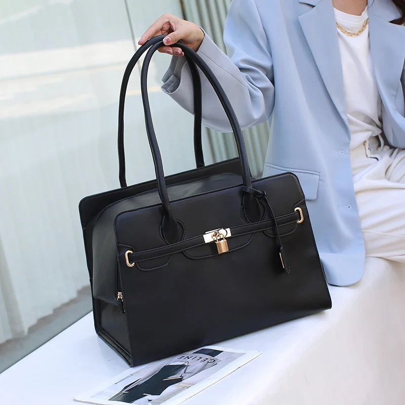 Premium Leather Pet Carrier