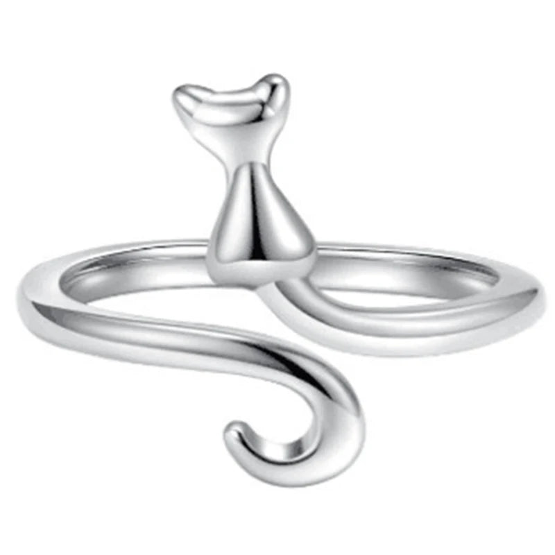 Protective Cat Ears Crochet Ring