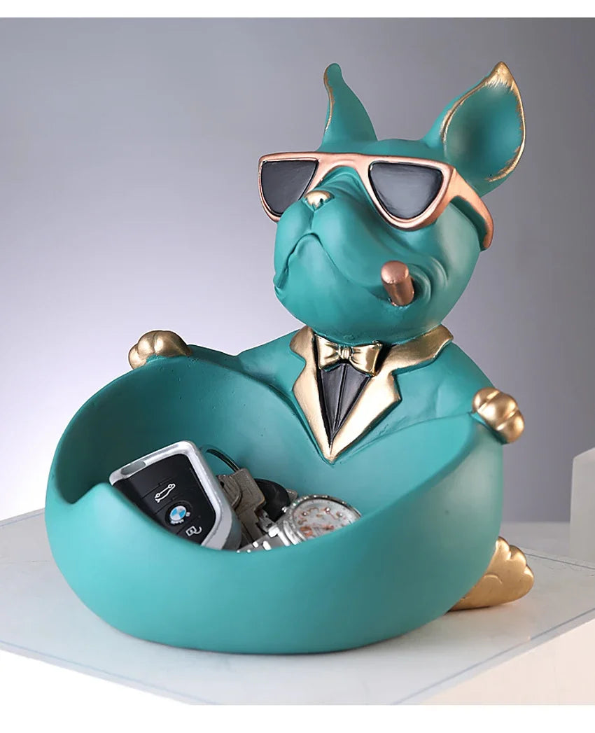 Dog Art Figurine - Beautiful Resin Sculpture