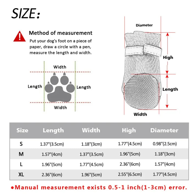 Waterproof Pet Rain Boots