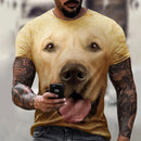 Cute Dog Face 3D Graphics Tee