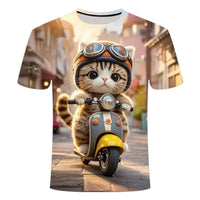 Cat Electric Bike T-Shirt
