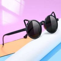 Adorable Cat Ear Kids Sunglasses