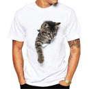 Funny Cat Print Tee
