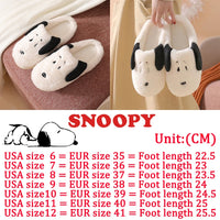 🐕 Snoopy Kawaii Plush Slippers - Nostalgic Winter Warmth for Peanuts Lovers