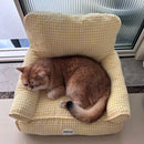 Checkered Pet Sofa Bed