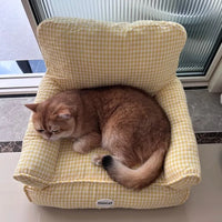 Checkered Pet Sofa Bed