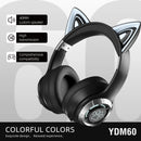 Cat Ear LED Bluetooth Headphones - Kids Wireless Gaming Headset