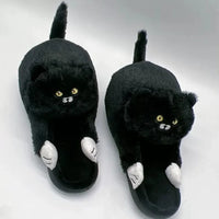 Cuddly Kawaii Cat Winter Slippers