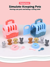 Pet Family Playset - Miniature Dog House Adventure