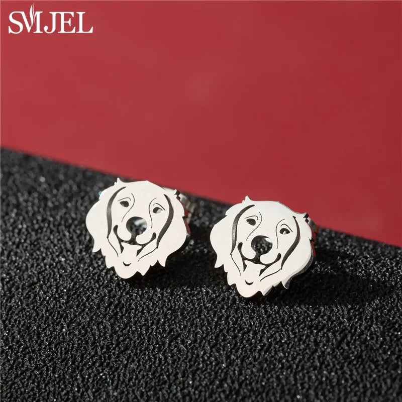 Dog Breed Cartoon Stud Earrings - Dachshund, Corgi & Chihuahua Designs