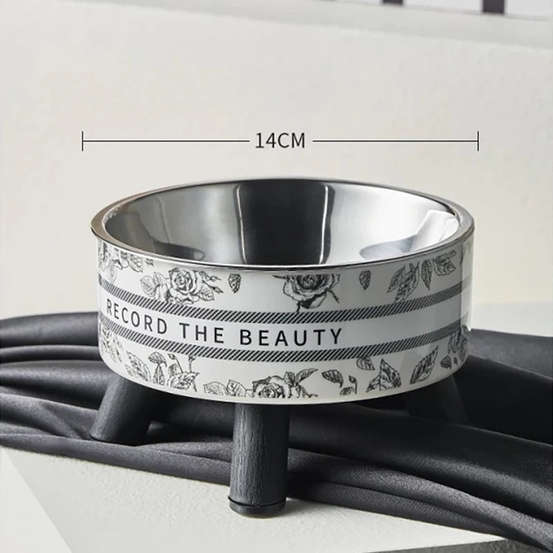 Beautiful Flower-Shaped Cat Bowl