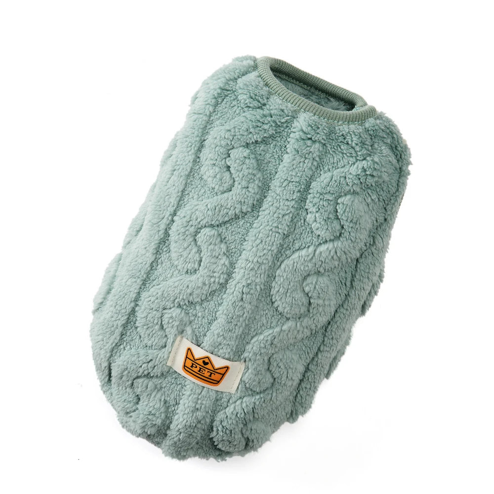 Cozy Fleece Pet Sweatshirt by Tail chasers