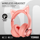 Cat Ear LED Bluetooth Headphones - Kids Wireless Gaming Headset