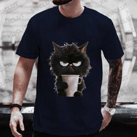 Black Cat Coffee Lover Tee