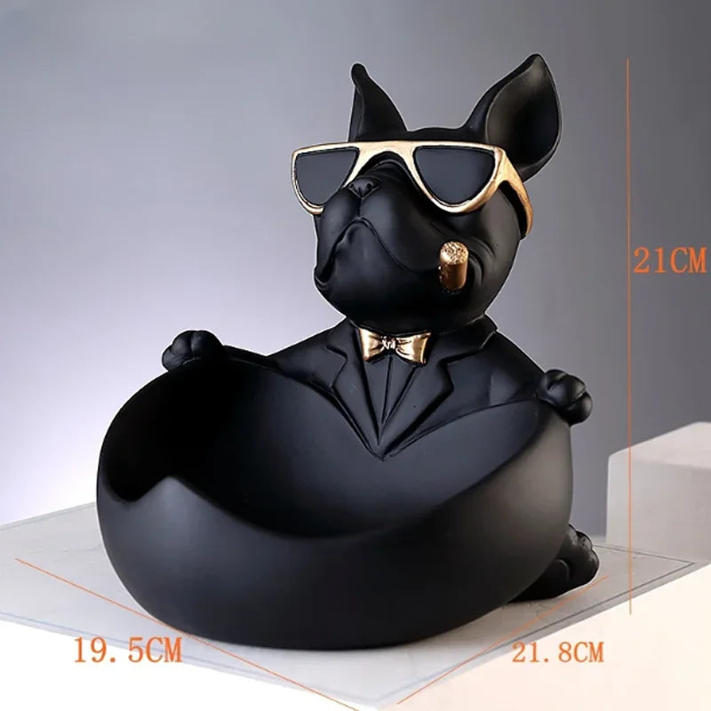 Dog Art Figurine - Beautiful Resin Sculpture