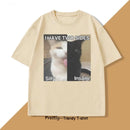 Silly & Insane Cat Meme Tee