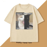 Silly & Insane Cat Meme Tee
