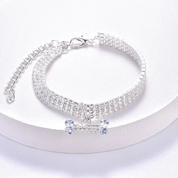 Crystal Rhinestone Dog Collar
