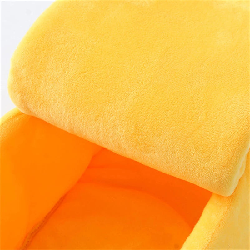 Banana-Shaped Cat Bed