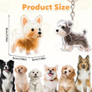 Dog Hair Memorial Keychain - Pet Fur Keepsake Storage Capsule