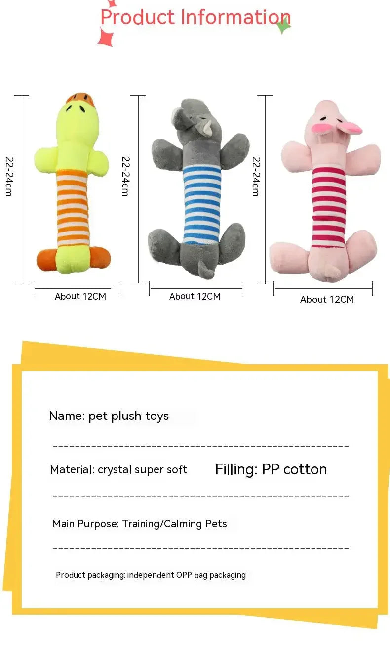 No-Stuffing Duck Squeaky Toy