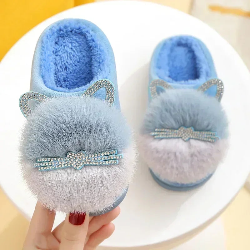 Princess Cat Diamond Slippers