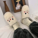 Dog Couple Slippers - Furry Winter