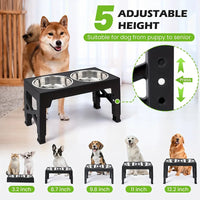 Versatile Adjustable Dog Feeder