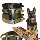 Tactical Dog Collar, Pet Dog Collar, Military Dog Collar Adjustable Dog Training Collar With Quick-release Buckle by Tail chasers