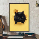 Cute Cats & Dogs Wall Art Poster - Waterproof