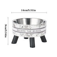 Beautiful Flower-Shaped Cat Bowl