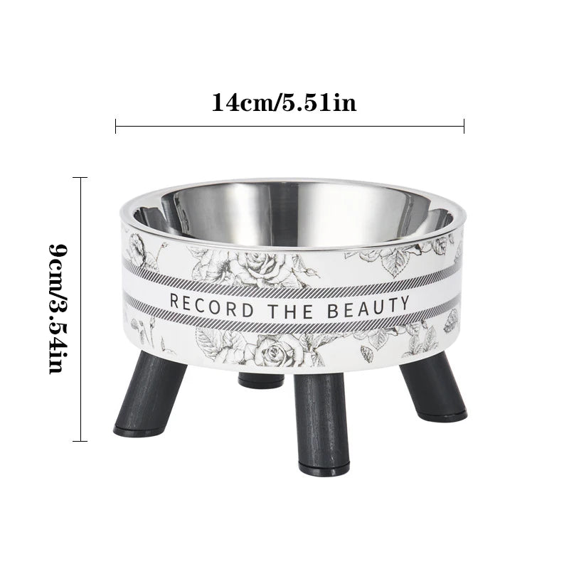 Beautiful Flower-Shaped Cat Bowl