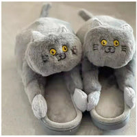 Cuddly Kawaii Cat Winter Slippers