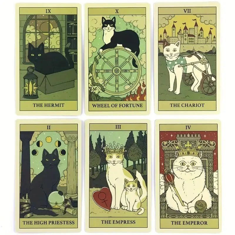 Cats Rule The Earth Tarot Deck - Fun Fortune Telling Cards for Cat Lovers