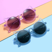 Adorable Cat Ear Kids Sunglasses