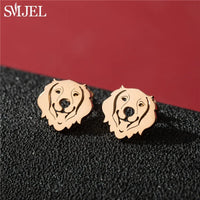 Dog Breed Cartoon Stud Earrings - Dachshund, Corgi & Chihuahua Designs