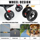 Lightweight Pet Stroller - Foldable Travel Stroller for Small Dogs & Cats