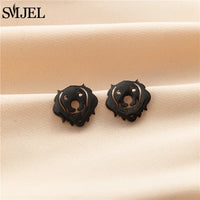 Dog Breed Cartoon Stud Earrings - Dachshund, Corgi & Chihuahua Designs