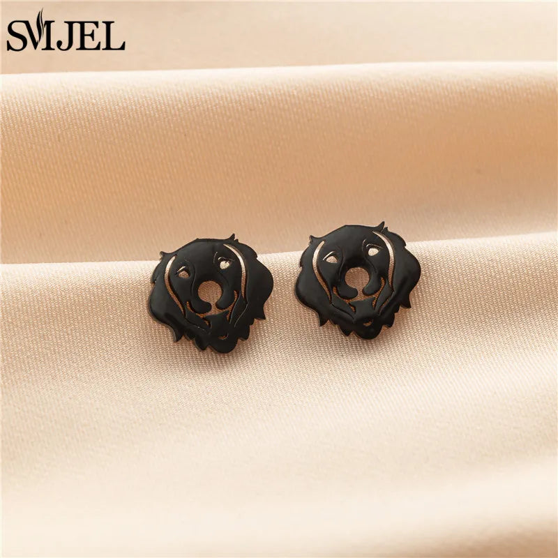 Dog Breed Cartoon Stud Earrings - Dachshund, Corgi & Chihuahua Designs