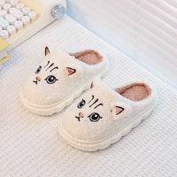 Cozy Winter Cat Slippers