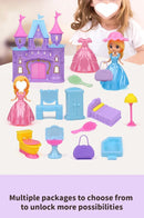 Pet Family Pretend Play Set - Mini House & Dolls