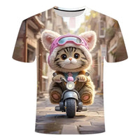 Cat Electric Bike T-Shirt