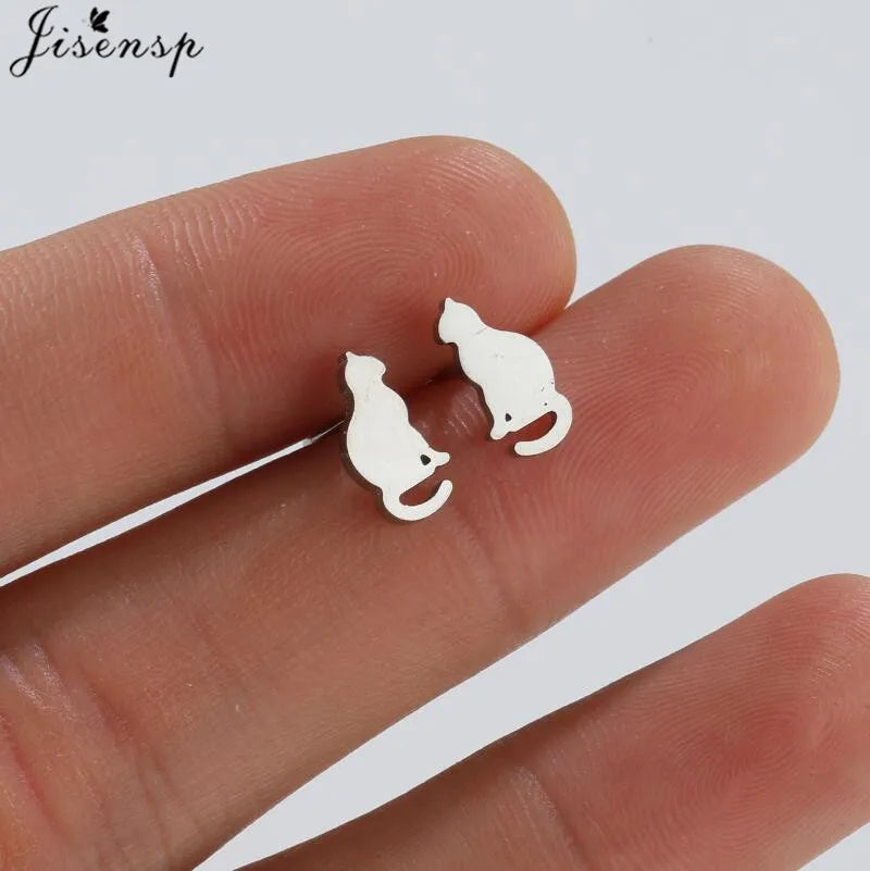 Whimsical Animal Stud Earrings by Tail chasers